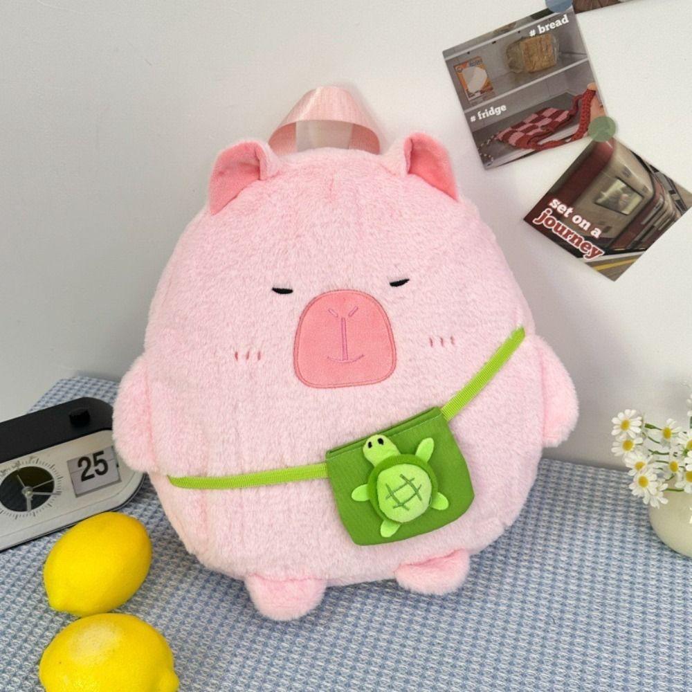 Storage Plush Capybara Bag Large Capacity Kapibala Plush School Bag Kids Playing Supplies рожевий
Storage Plush Capybara Bag Large Capacity Kapibala Plush School Bag Kids Playing Supplies рожевий
