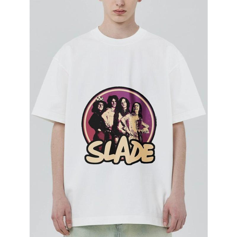 Черная футболка с принтом группы Slade и круглым дизайном для повседневной носки XXXXL белый
Черная футболка с принтом группы Slade и круглым дизайном для повседневной носки XXXXL белый