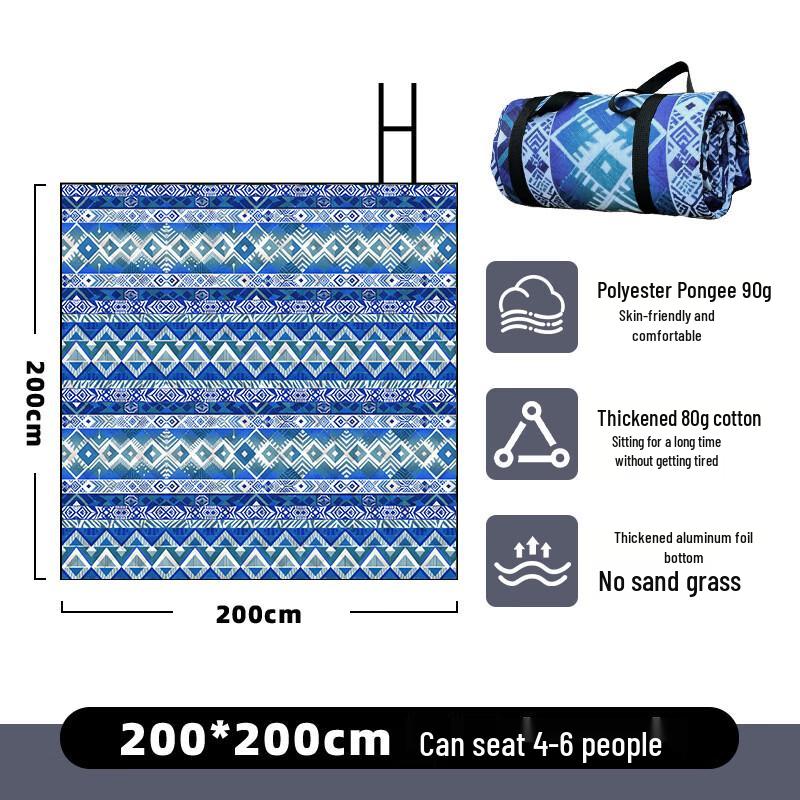 Outdoor Picnic & Camping Moisture-Proof Mat 200 x 200 cm
Outdoor Picnic & Camping Moisture-Proof Mat 200 x 200 cm