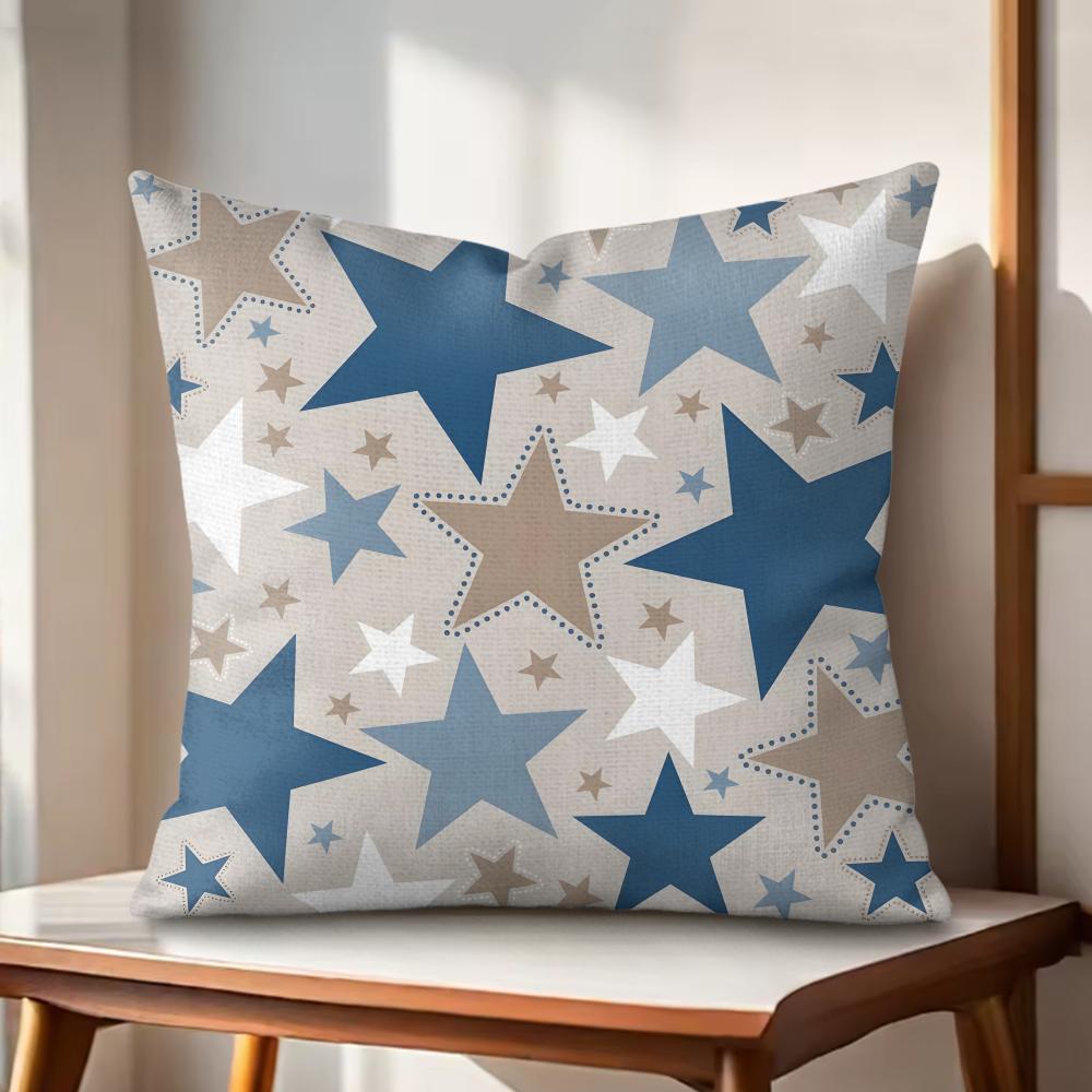 Classic Stars Cushion Cover Natural Linen Organic Fabric DoubleSided Printing Couch Pillow Covers Home Decor 30x30cm
Classic Stars Cushion Cover Natural Linen Organic Fabric DoubleSided Printing Couch Pillow Covers Home Decor 30x30cm
