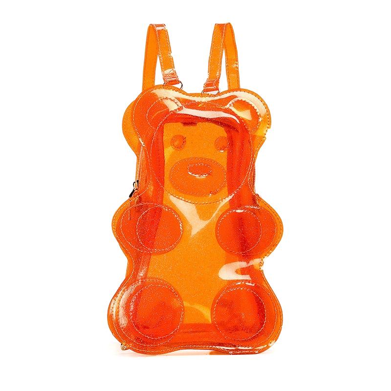 Candy Color Transparent PVC Backpack Y2K Streetwear Bear Shaped Crossbody Bag Cute Girly Shoulder Bag For Girl Birthday Gifts оранжевый
Candy Color Transparent PVC Backpack Y2K Streetwear Bear Shaped Crossbody Bag Cute Girly Shoulder Bag For Girl Birthday Gifts оранжевый