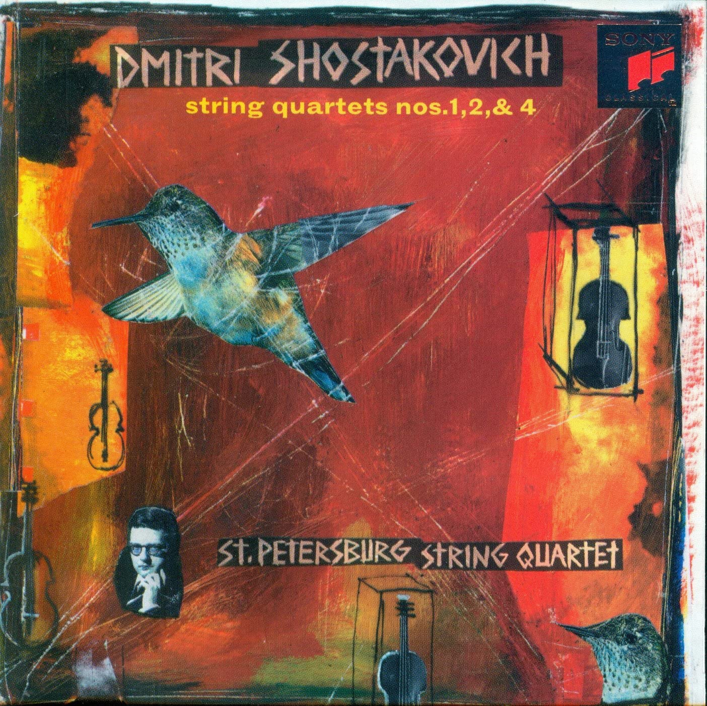 CD ШОСТАКОВИЧ; ST. ПЕТЕРБУРЗЬКИЙ СТРУННИЙ КВАРТЕТ - Струнні квартети 1-3 SK64584 Sony Classical 1995 Австрія Класика Вживаний
CD ШОСТАКОВИЧ; ST. ПЕТЕРБУРЗЬКИЙ СТРУННИЙ КВАРТЕТ - Струнні квартети 1-3 SK64584 Sony Classical 1995 Австрія Класика Вживаний