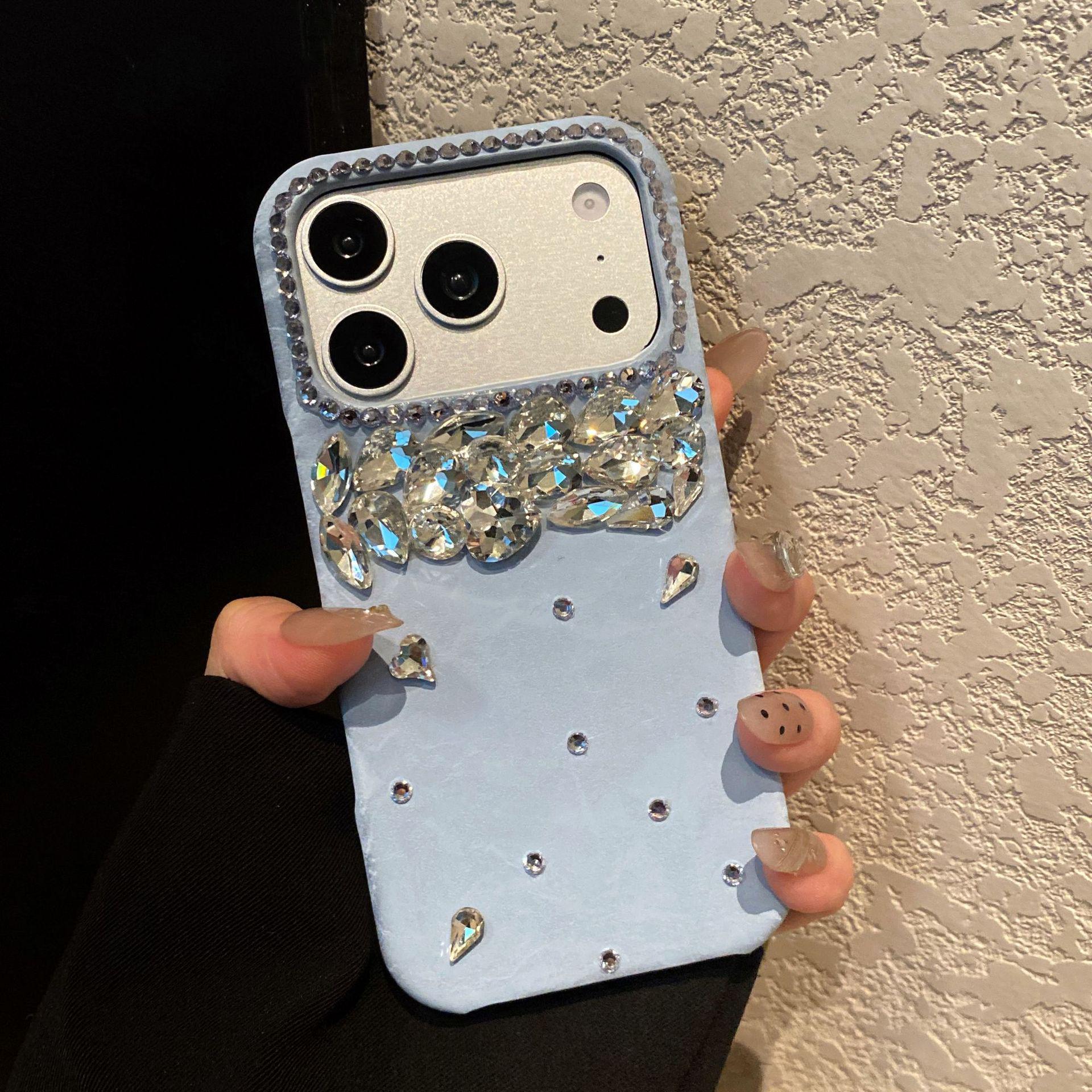 Satin Velvet Rhinestone Phone Case for iPhone XS Max / 14 / 15 / 16 Pro / 17 Pro Max iPhone 16 Pro Max
Satin Velvet Rhinestone Phone Case for iPhone XS Max / 14 / 15 / 16 Pro / 17 Pro Max iPhone 16 Pro Max