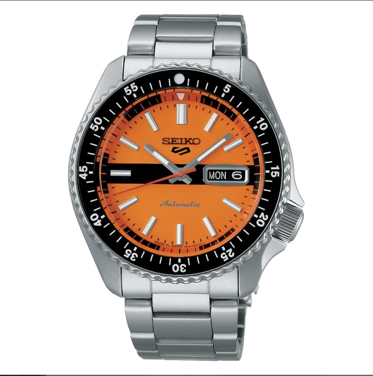 Годинник Seiko Five Sports Колекція ретро-кольорів Спеціальне видання SBSA219
Годинник Seiko Five Sports Колекція ретро-кольорів Спеціальне видання SBSA219