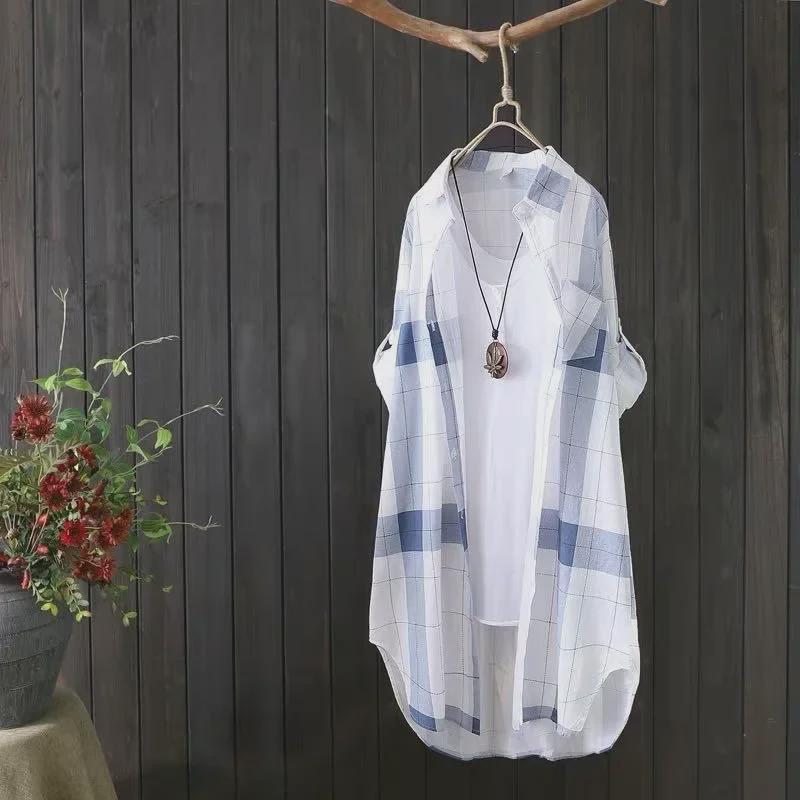Women s Mid-Length Plaid Shirt Jacket - Plus Size, Loose, Slimming Fashion for Spring/Summer 2024 3X-Large
Women s Mid-Length Plaid Shirt Jacket - Plus Size, Loose, Slimming Fashion for Spring/Summer 2024 3X-Large
