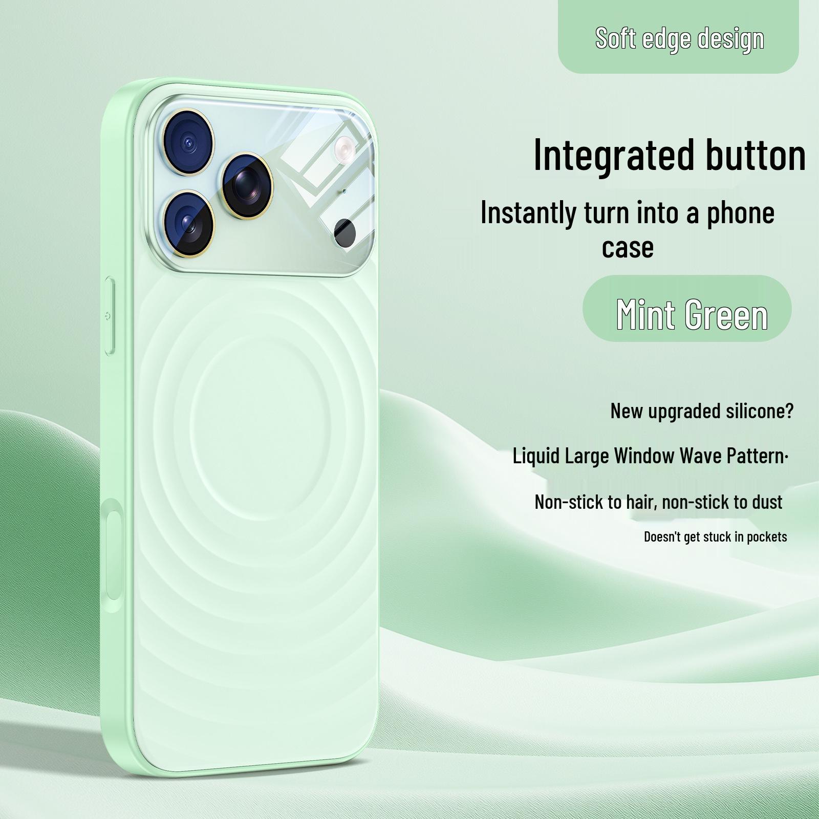 Compatible with iPhone 17: Liquid Silicone Two-Color Wave Pattern Hard Protective Case iPhone 16 Pro
Compatible with iPhone 17: Liquid Silicone Two-Color Wave Pattern Hard Protective Case iPhone 16 Pro