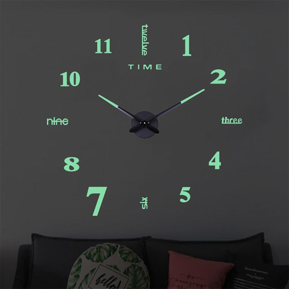 Modern Style Diy Luminous Wall Clock 47 inch Frameless Accurate Timing Silent Clock Bedroom Living Room Office Decoration Style 3
Modern Style Diy Luminous Wall Clock 47 inch Frameless Accurate Timing Silent Clock Bedroom Living Room Office Decoration Style 3