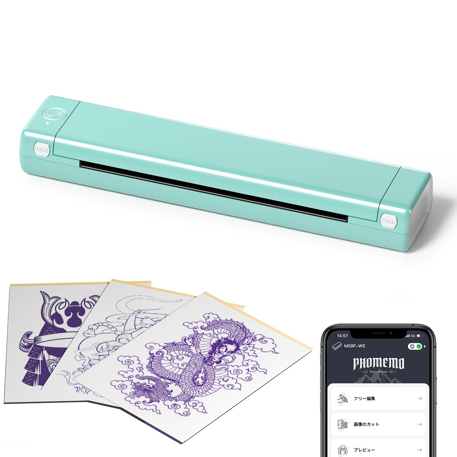 Phomemo M08F Printer Tattoo Printer 10 Sheets with Tattoo Transfer Paper Tattoo Machine Tattoo Copy Machine Tattoo Transfer Tattoo Transfer Machine
Phomemo M08F Printer Tattoo Printer 10 Sheets with Tattoo Transfer Paper Tattoo Machine Tattoo Copy Machine Tattoo Transfer Tattoo Transfer Machine