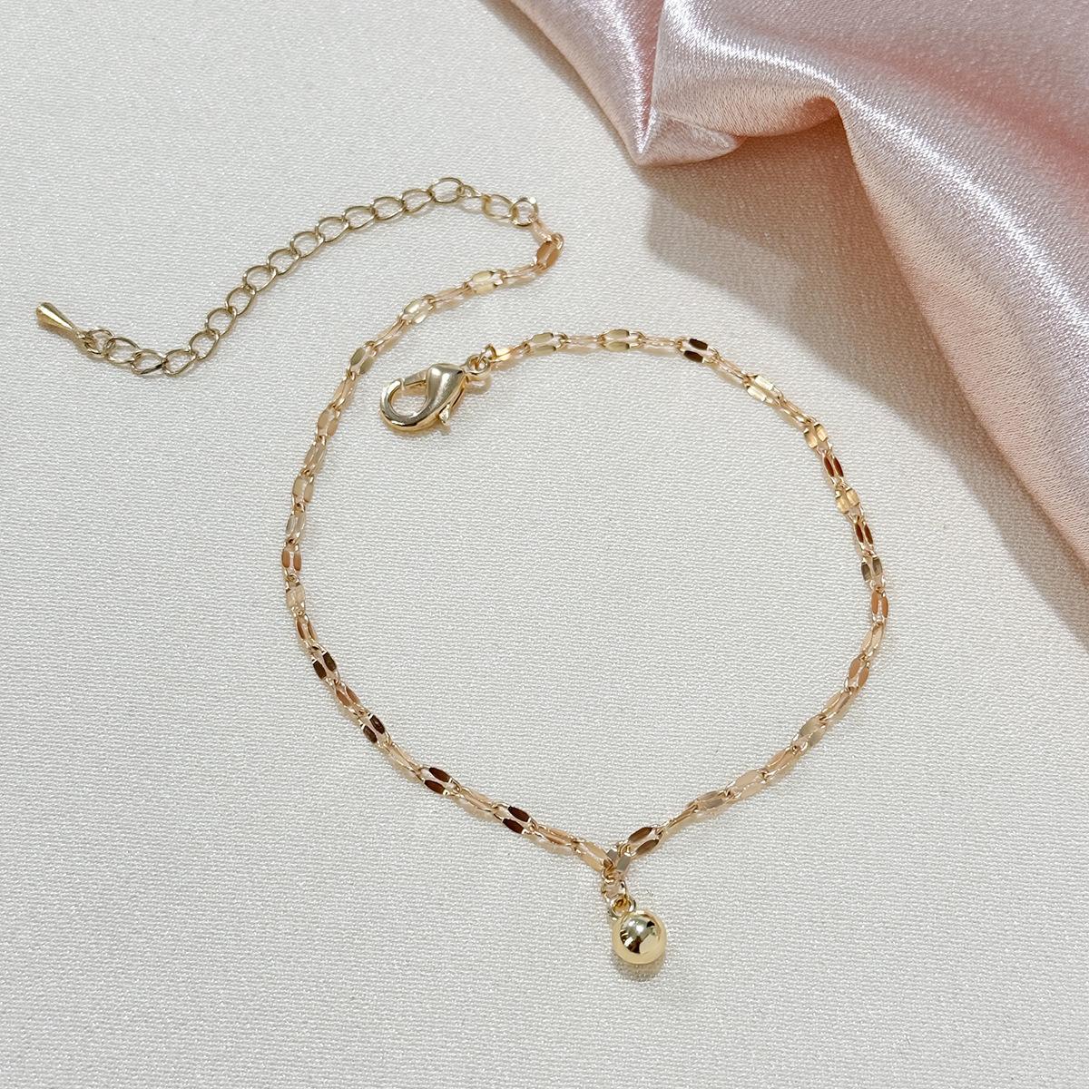 Transfer Bead Anklet Light Luxury Jewelry High-grade Round Bead Anklet Simple Foot Chain Women s Foot Jewelry Niche
Transfer Bead Anklet Light Luxury Jewelry High-grade Round Bead Anklet Simple Foot Chain Women s Foot Jewelry Niche