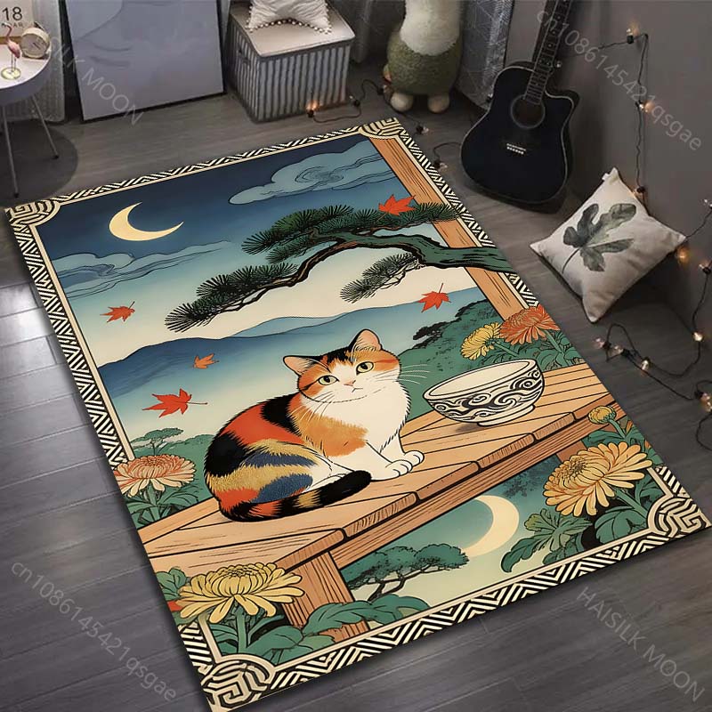 1PC Cat under moonlit sky Pattern Rug Carpets for Bedroom Living Room Sofa Mat Creative Door Mat Cloakroom Home Decor 40x60cm
1PC Cat under moonlit sky Pattern Rug Carpets for Bedroom Living Room Sofa Mat Creative Door Mat Cloakroom Home Decor 40x60cm