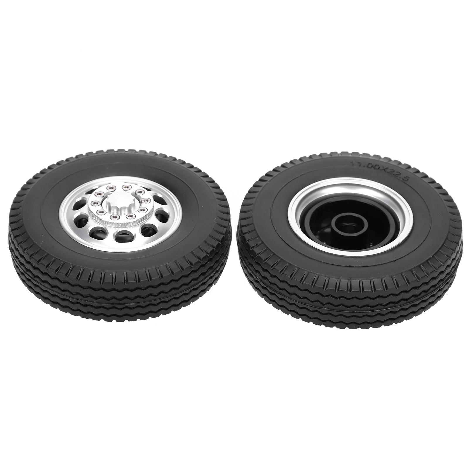 2Pcs Aluminium Alloy 10 Holes Hub with Tyre Skin Front Tire for Tamiya Truck 114 RC Part
2Pcs Aluminium Alloy 10 Holes Hub with Tyre Skin Front Tire for Tamiya Truck 114 RC Part