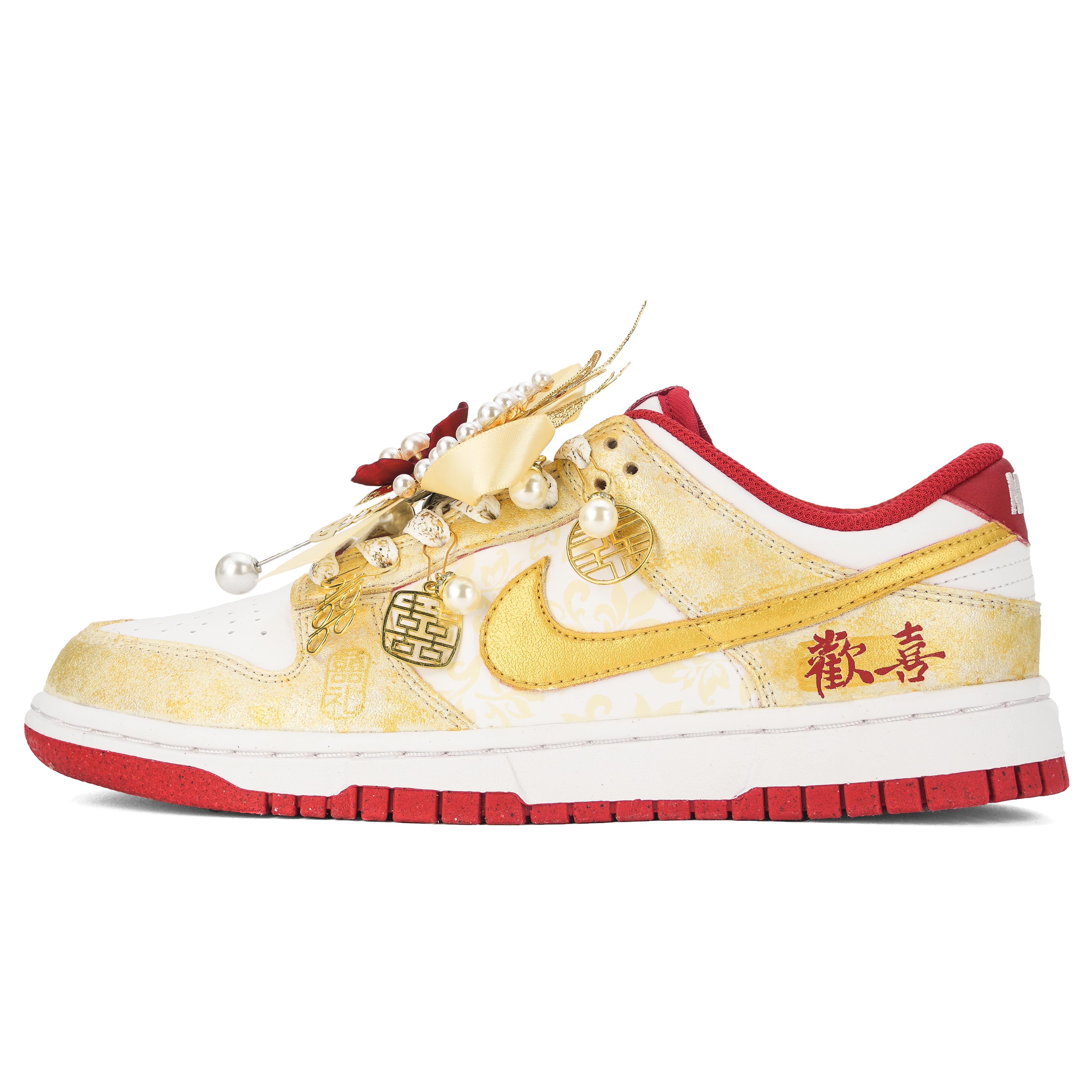 Nike Dunk Gilded Silver Brocade Abrasion Resistant Abrasion Resistant Low top Skateboard Shoes Unisex Gold FB9109-119(Team318-)
Nike Dunk Gilded Silver Brocade Abrasion Resistant Abrasion Resistant Low top Skateboard Shoes Unisex Gold FB9109-119(Team318-)