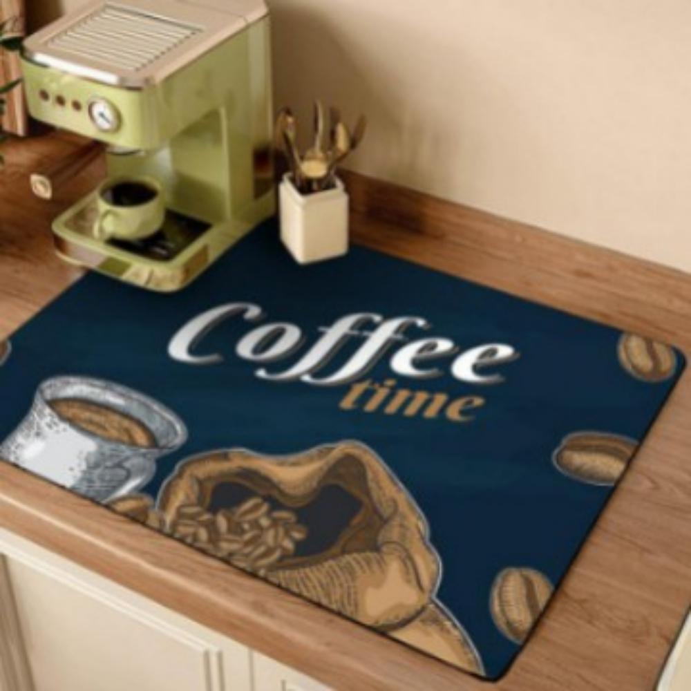 Coffee Time Coffee Machine Drainage Pad NonSlip Kitchen Mat Quick Dry Laundry Room Floor Mat Washable Dish Pad Tableware Mat 20x30cm
Coffee Time Coffee Machine Drainage Pad NonSlip Kitchen Mat Quick Dry Laundry Room Floor Mat Washable Dish Pad Tableware Mat 20x30cm