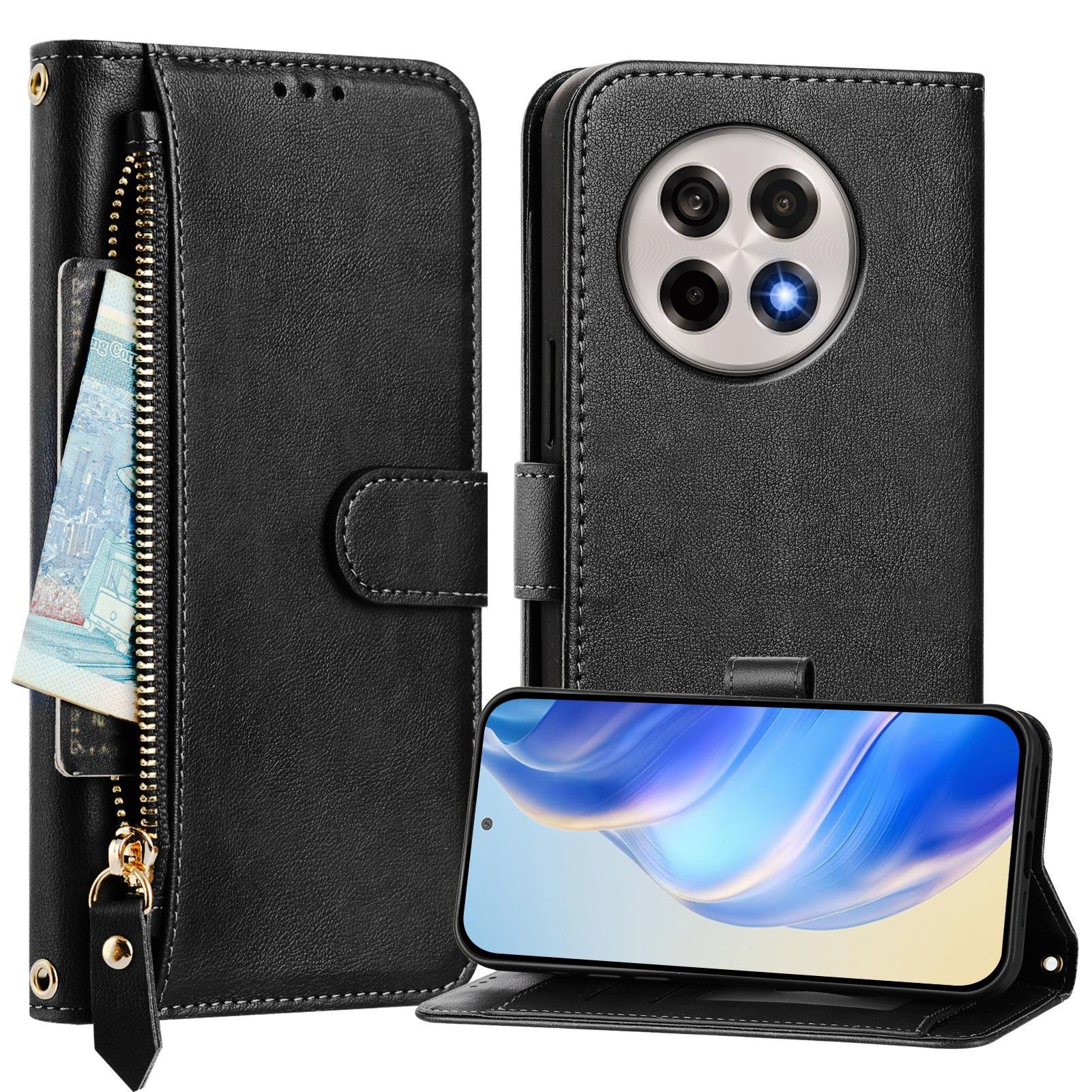 For OnePlus Ace 5 Pro 5G/OnePlus 13R 5G Case Zipper Pocket Multiple Card Slots Leather Phone Cover Purple
For OnePlus Ace 5 Pro 5G/OnePlus 13R 5G Case Zipper Pocket Multiple Card Slots Leather Phone Cover Purple