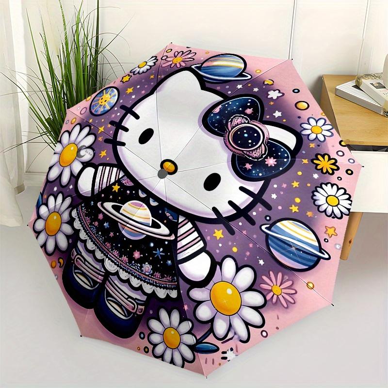Hello Kitty, Space Theme Automatic opening and closing folding umbrella with 8-rib frame and compact travel design, perfect for all occasion
Hello Kitty, Space Theme Automatic opening and closing folding umbrella with 8-rib frame and compact travel design, perfect for all occasion