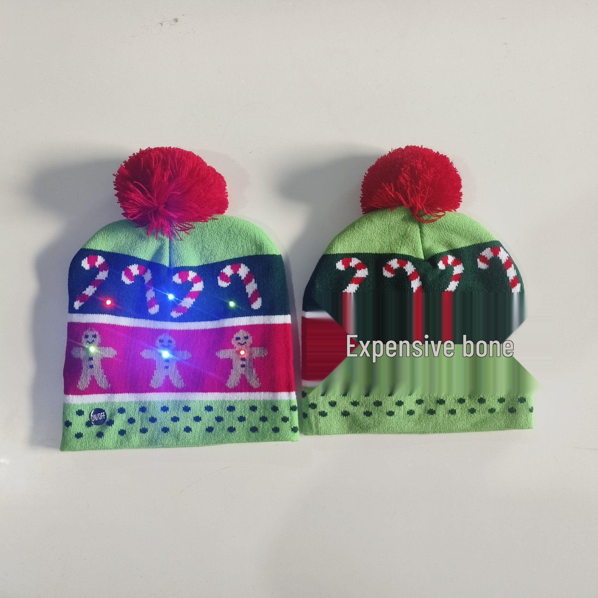 LED Light-Up Knitted Wool Hat for Adults & Kids - Colorful Festive New Year & Christmas Design
LED Light-Up Knitted Wool Hat for Adults & Kids - Colorful Festive New Year & Christmas Design