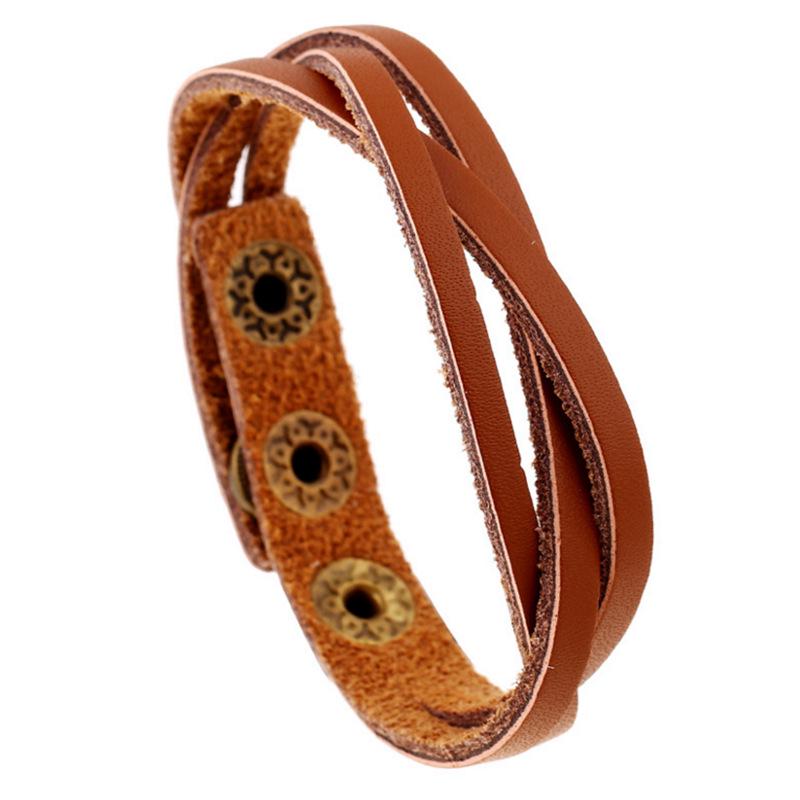 Разноцветные японские и корейские плетеные кожаные браслеты - модные аксессуары из натуральной кожи хаки
Разноцветные японские и корейские плетеные кожаные браслеты - модные аксессуары из натуральной кожи хаки