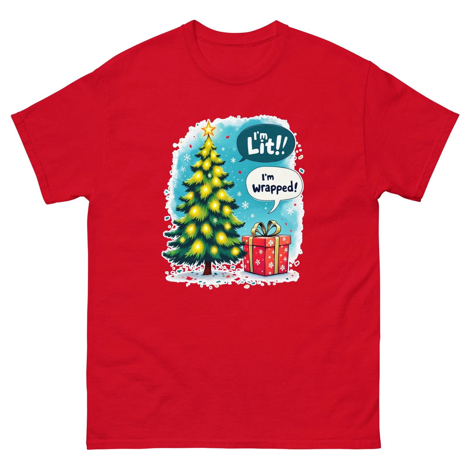 I m Lit I m Wrapped Christmas Xmas Funny T-Shirt S
I m Lit I m Wrapped Christmas Xmas Funny T-Shirt S