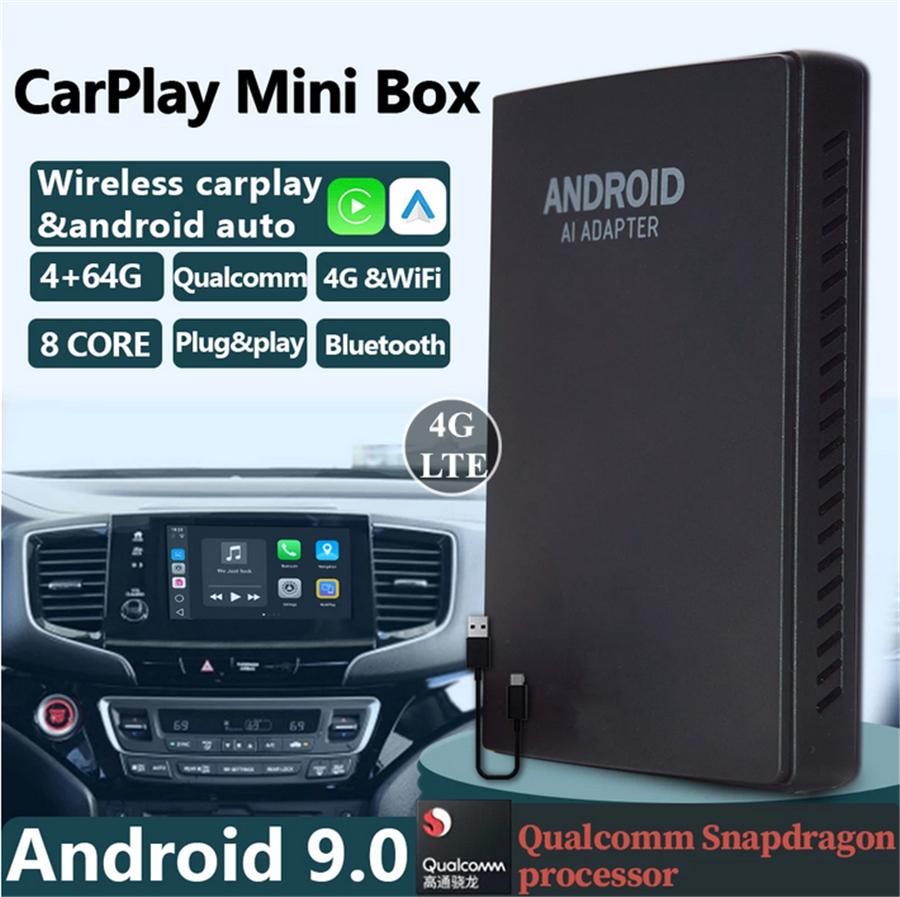 4G LTE для беспроводной поддержки CarPlay Mini Android Auto Ai Box Автомобильная аудиосистема Нави
4G LTE для беспроводной поддержки CarPlay Mini Android Auto Ai Box Автомобильная аудиосистема Нави