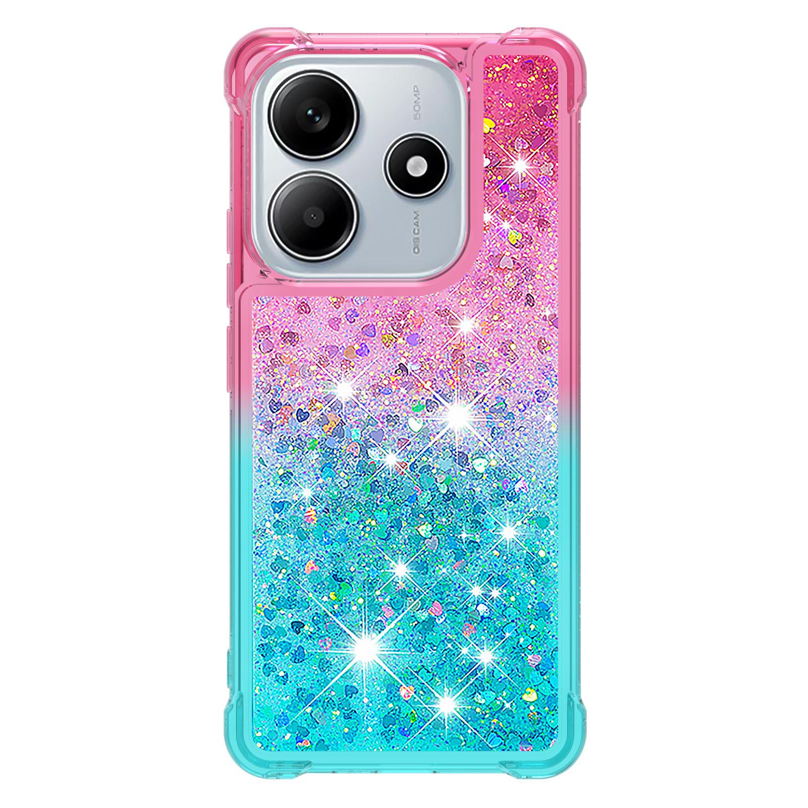 For Xiaomi Redmi Note 14 4G (163.25x76.55x8.16mm) TPU Case Gradient Quicksand Phone Back Cover Pink+Sky Blue
For Xiaomi Redmi Note 14 4G (163.25x76.55x8.16mm) TPU Case Gradient Quicksand Phone Back Cover Pink+Sky Blue