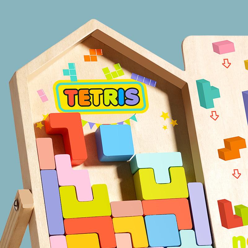Деревянные 3D блоки-пазлы Тетрис: Игрушка для раннего развития и тренировки логики для детей
Деревянные 3D блоки-пазлы Тетрис: Игрушка для раннего развития и тренировки логики для детей