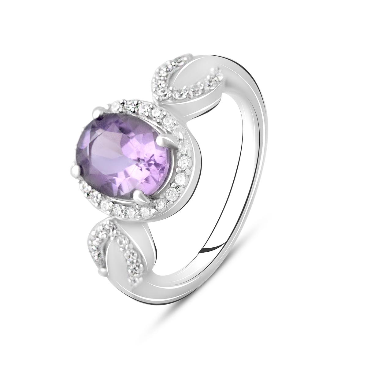 Срібна каблучка з натуральним аметистом 1.688ct (2107170) 4.52 гр. 925 проби 17.5 аметист
Срібна каблучка з натуральним аметистом 1.688ct (2107170) 4.52 гр. 925 проби 17.5 аметист
