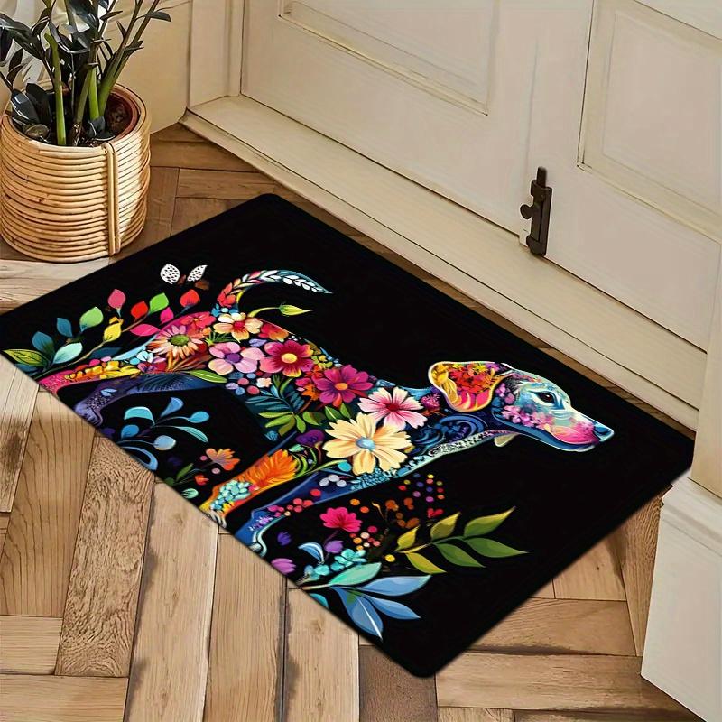 Flannel Sponge 0.47inch Thick - 1pc Multicolor Floral Dog Pattern Kitchen Fl Mat, Non-Slip Floor Area Mat, Floor Pad for Entrywa 40cm x 60cm
Flannel Sponge 0.47inch Thick - 1pc Multicolor Floral Dog Pattern Kitchen Fl Mat, Non-Slip Floor Area Mat, Floor Pad for Entrywa 40cm x 60cm