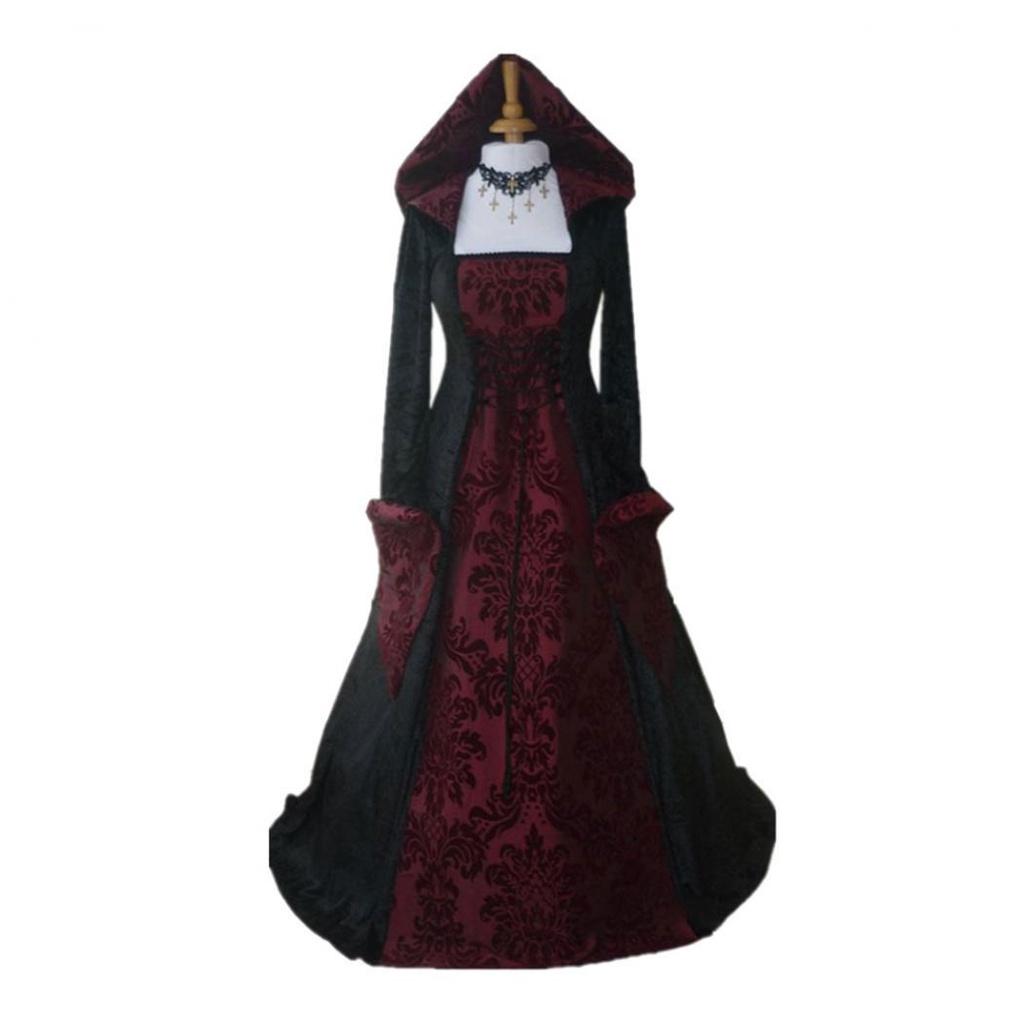 Готическое платье в пол Женское готическое макси Хэллоуин Косплей Ретро Платье Средневековое L красный
Готическое платье в пол Женское готическое макси Хэллоуин Косплей Ретро Платье Средневековое L красный