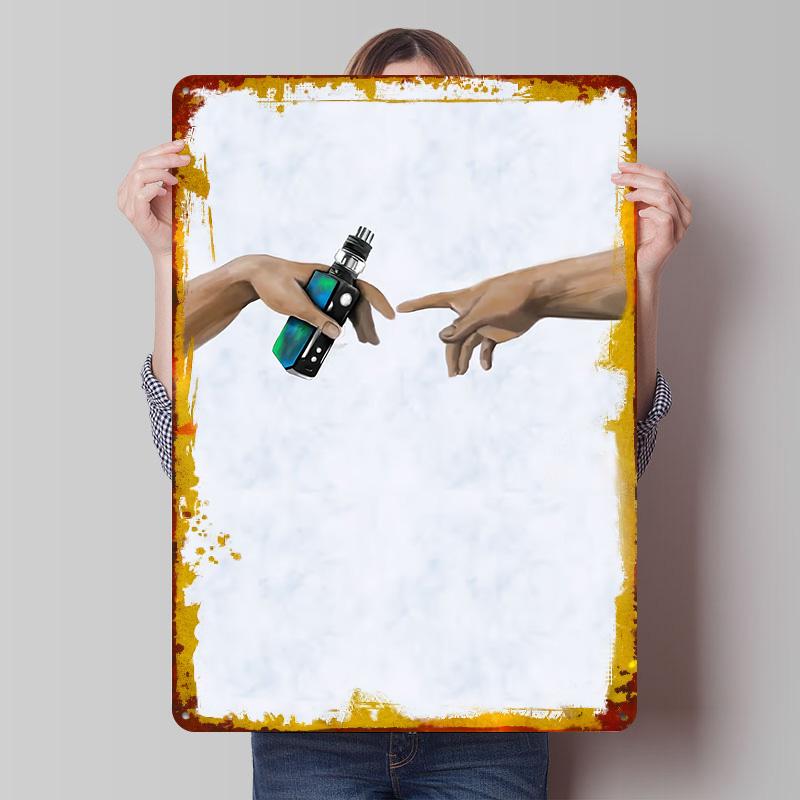 Vape Smoking Touching Hand Printed Poster Customized Wall Art Retro Vintage Metal Tin Signs for Gaming Room Decoration At Home 7.9x11.8In(20x30cm)
Vape Smoking Touching Hand Printed Poster Customized Wall Art Retro Vintage Metal Tin Signs for Gaming Room Decoration At Home 7.9x11.8In(20x30cm)