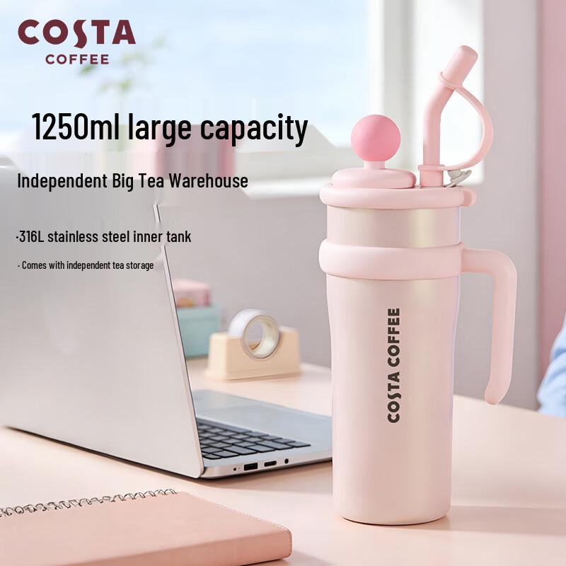 COSTA Large Capacity 316L Stainless Steel Insulated Tumbler with Straw (Free 3D Sticker)
COSTA Large Capacity 316L Stainless Steel Insulated Tumbler with Straw (Free 3D Sticker)