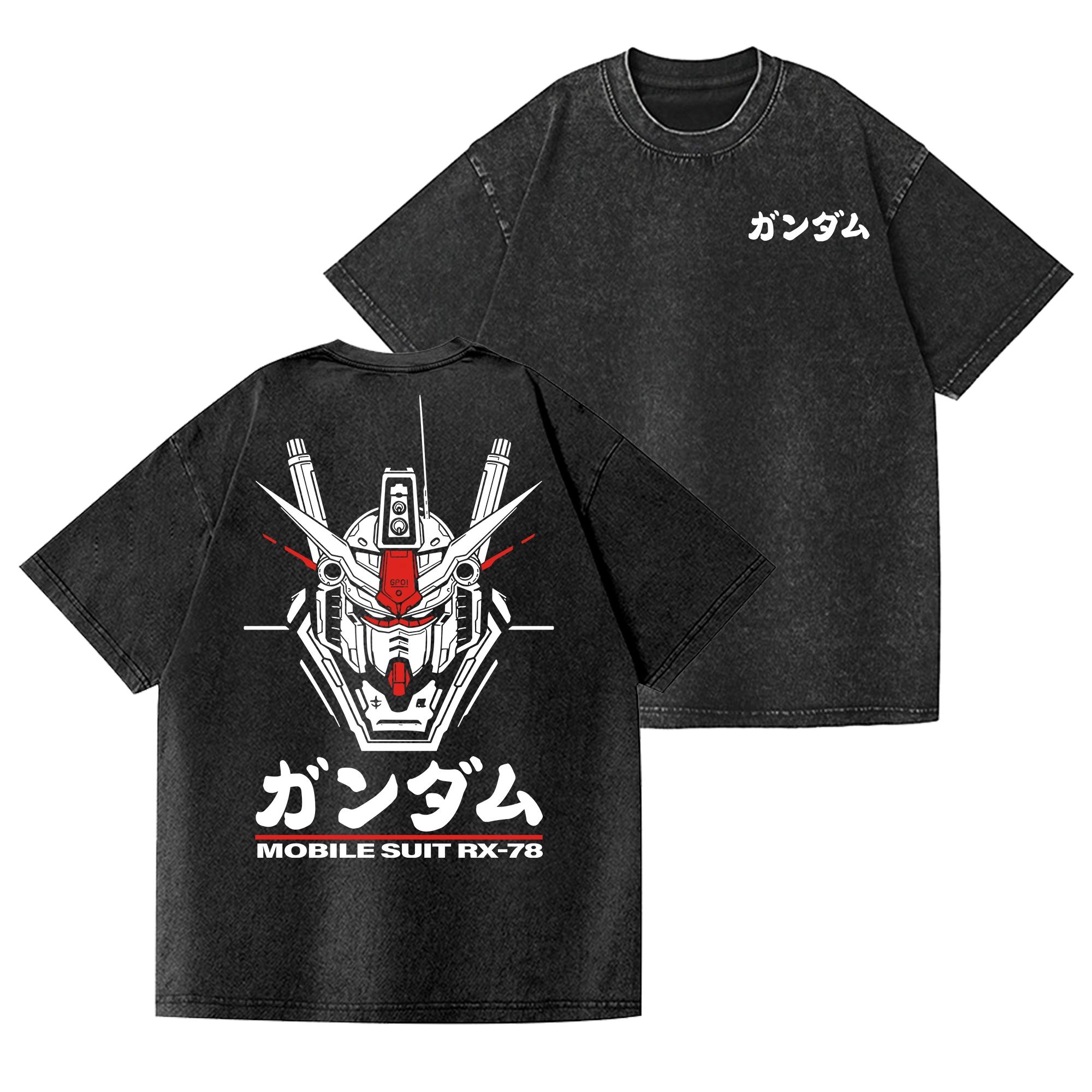 Gundam RX GP T Shirt Men Vintage Acid Wash Mecha Blueprint Streetwear Retro Mobile Suit Japanese Graphic Tees Streetwear L
Gundam RX GP T Shirt Men Vintage Acid Wash Mecha Blueprint Streetwear Retro Mobile Suit Japanese Graphic Tees Streetwear L