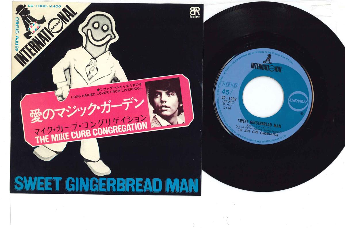 7inch Record MIKE CURB CONGREGATION - Sweet Gingerbread Man / Long Haired CD1002 DENON INTERNATI 1971 Japan Soundtracks & Musicals Used
7inch Record MIKE CURB CONGREGATION - Sweet Gingerbread Man / Long Haired CD1002 DENON INTERNATI 1971 Japan Soundtracks & Musicals Used
