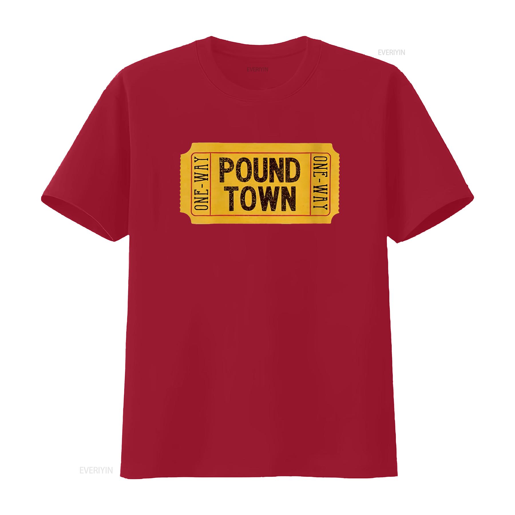 Mens One Way Ticket To Poundtown Pound Town Round Neck T Shirt Black 3X Large vintage Washed Comfortable Stylish Slightly homme S
Mens One Way Ticket To Poundtown Pound Town Round Neck T Shirt Black 3X Large vintage Washed Comfortable Stylish Slightly homme S
