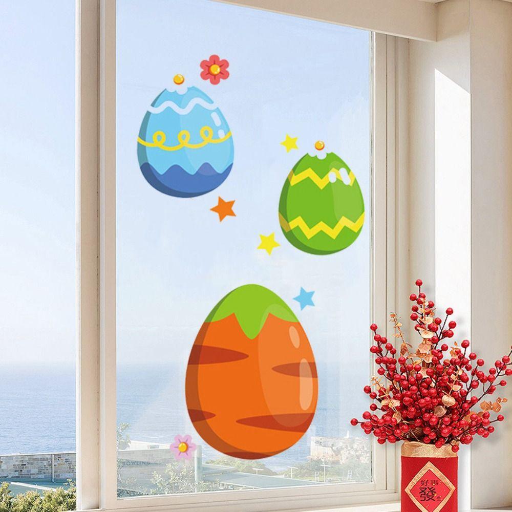Static Cartoon Easter Egg Window Stickers Colorful Easter Window Door Stickers Easter Party B
Static Cartoon Easter Egg Window Stickers Colorful Easter Window Door Stickers Easter Party B