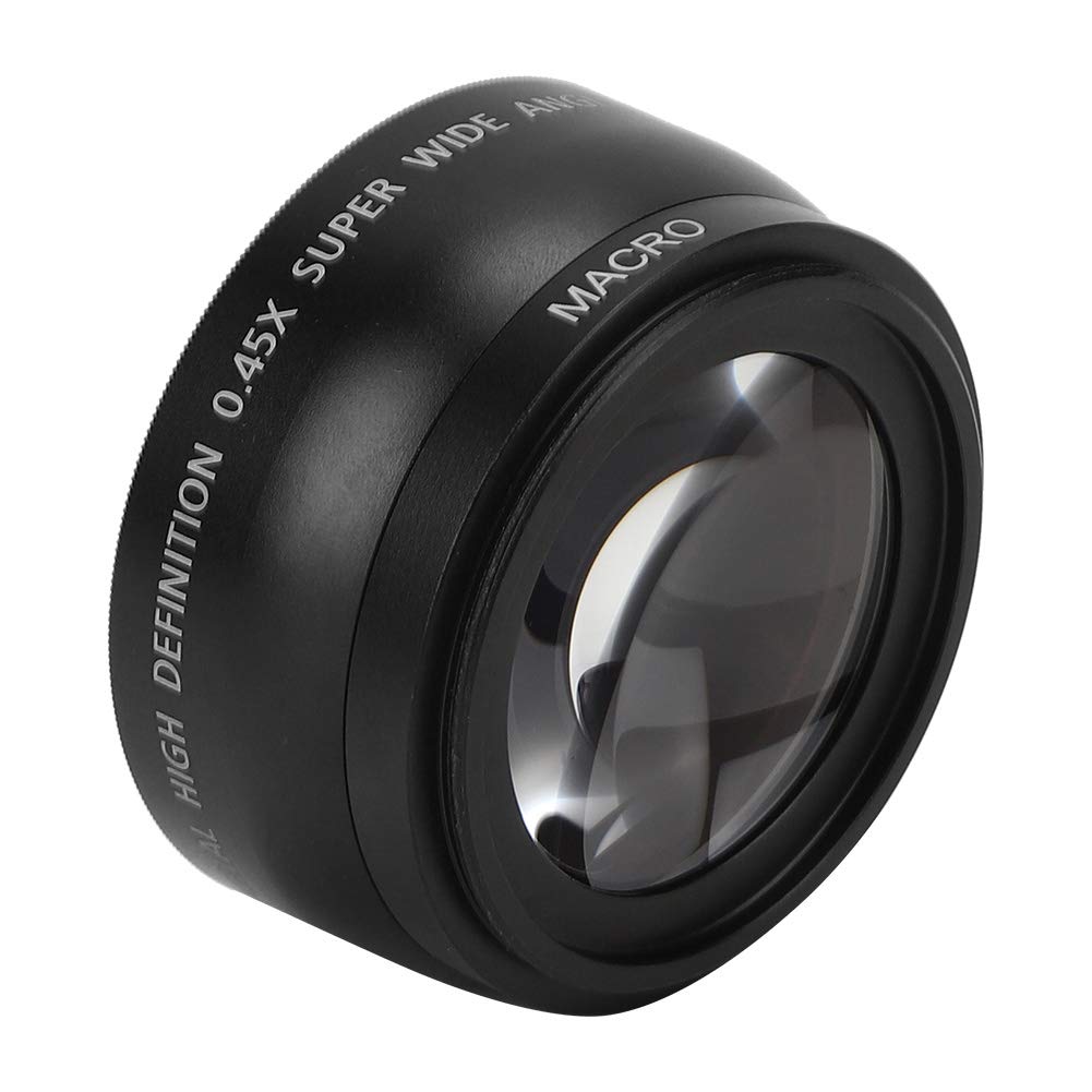 Digital Camera Lens 55MM62MM Front End Caliber Advanced Wide Angle Macro Lens Suitable for Lens Bag for All 55MM Diameter Camera Lenses 0.45X
Digital Camera Lens 55MM62MM Front End Caliber Advanced Wide Angle Macro Lens Suitable for Lens Bag for All 55MM Diameter Camera Lenses 0.45X
