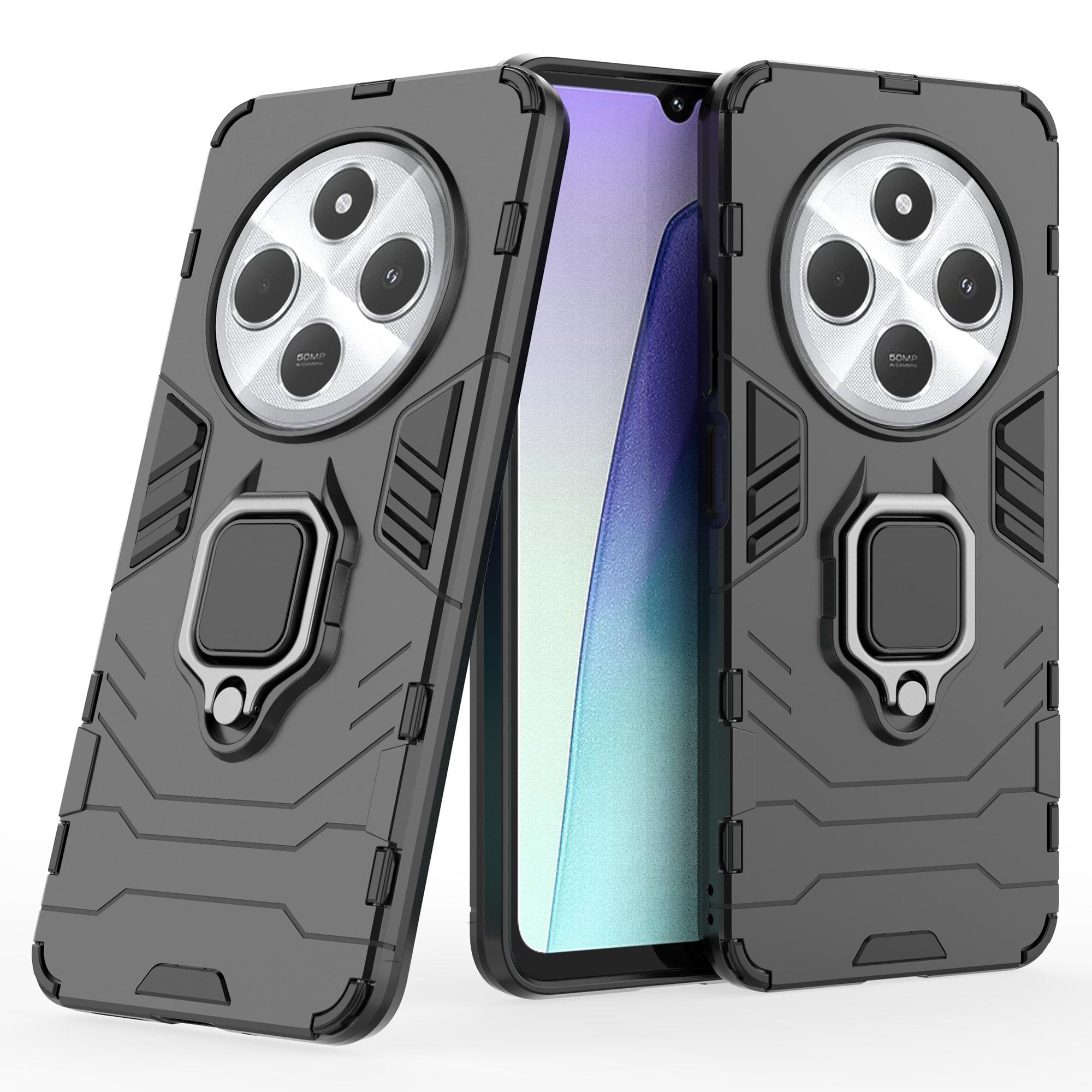 For Xiaomi Poco C75 4G/Redmi 14R 5G/14C 4G Case PC+TPU Protective Phone Cover with Ring Kickstand Blue
For Xiaomi Poco C75 4G/Redmi 14R 5G/14C 4G Case PC+TPU Protective Phone Cover with Ring Kickstand Blue