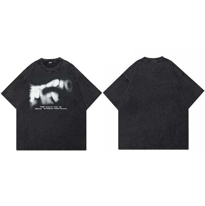 Hip Hop Streetwear Men TShirt Oversized Blurry Letters Vintage Graphic T Shirt Cotton Washed Black Tshirt Unisex Tops Tees S
Hip Hop Streetwear Men TShirt Oversized Blurry Letters Vintage Graphic T Shirt Cotton Washed Black Tshirt Unisex Tops Tees S