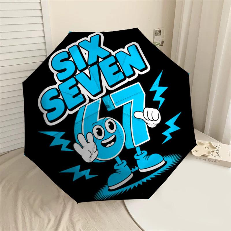 1PC Six Seven Automatic Open/Close Umbrella with Windproof, 8-Rib Sturdy Canopy, Durable Ribs, Fashionable Design,1236A
1PC Six Seven Automatic Open/Close Umbrella with Windproof, 8-Rib Sturdy Canopy, Durable Ribs, Fashionable Design,1236A