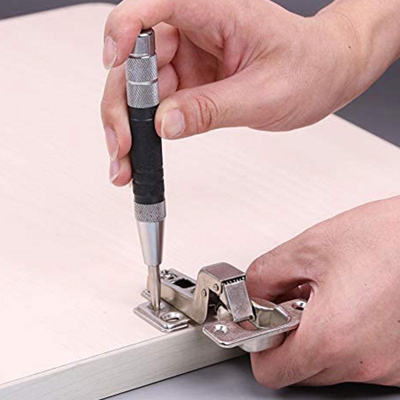 6-inch Super Strong Automatic Center Punch Set Steel Spring Loaded Center Hole Punch with Adjustable Tension,Handheld Punch Tool for Metal,Wood Type A
6-inch Super Strong Automatic Center Punch Set Steel Spring Loaded Center Hole Punch with Adjustable Tension,Handheld Punch Tool for Metal,Wood Type A
