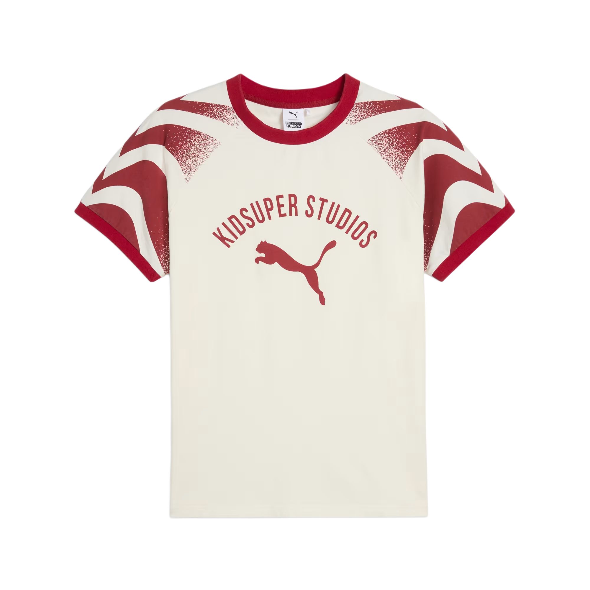 Puma X KidSuper Studios Ringer Модный Минималистичный Футбольный Свитшот с Круглым Вырезом и Коротким Рукавом Облегающий Мужские Топы Теплый Белый 629513-76 M
Puma X KidSuper Studios Ringer Модный Минималистичный Футбольный Свитшот с Круглым Вырезом и Коротким Рукавом Облегающий Мужские Топы Теплый Белый 629513-76 M