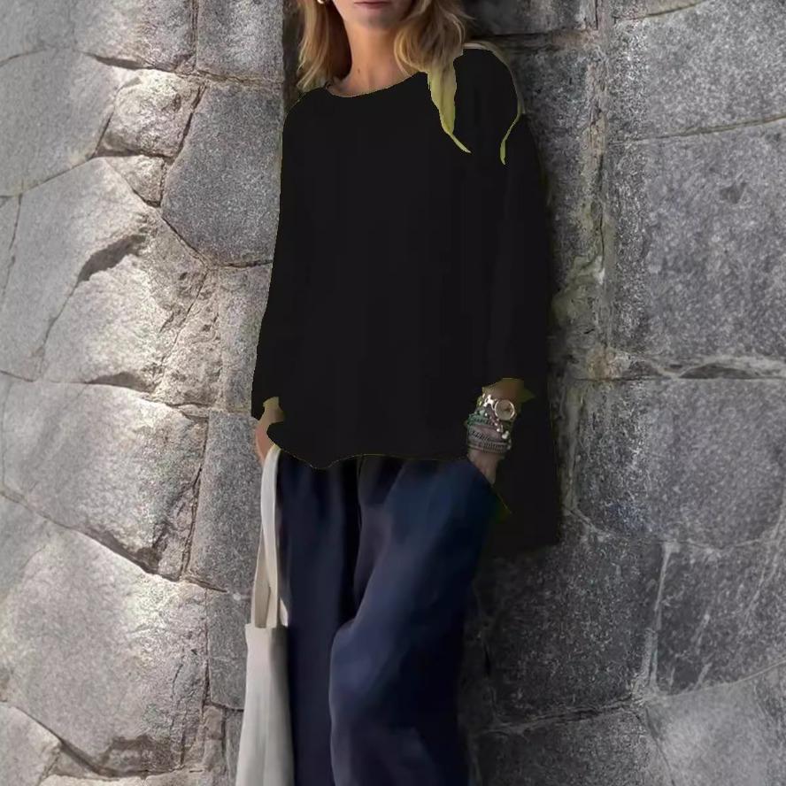 Женские модные повседневные весенне-осенние однотонные блузки и рубашки с круглым вырезом и длинными рукавами с принтом S
Женские модные повседневные весенне-осенние однотонные блузки и рубашки с круглым вырезом и длинными рукавами с принтом S