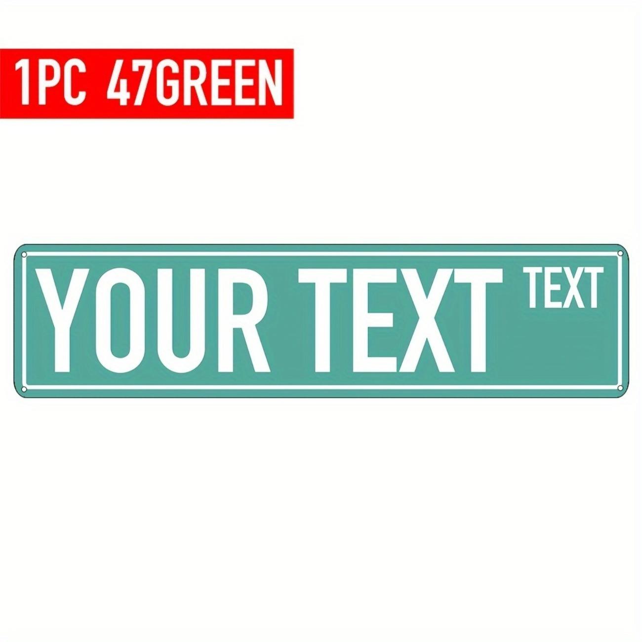Personalized Custom Metal Sign Aluminum Street Decor Home Office Wall Art чорний
Personalized Custom Metal Sign Aluminum Street Decor Home Office Wall Art чорний