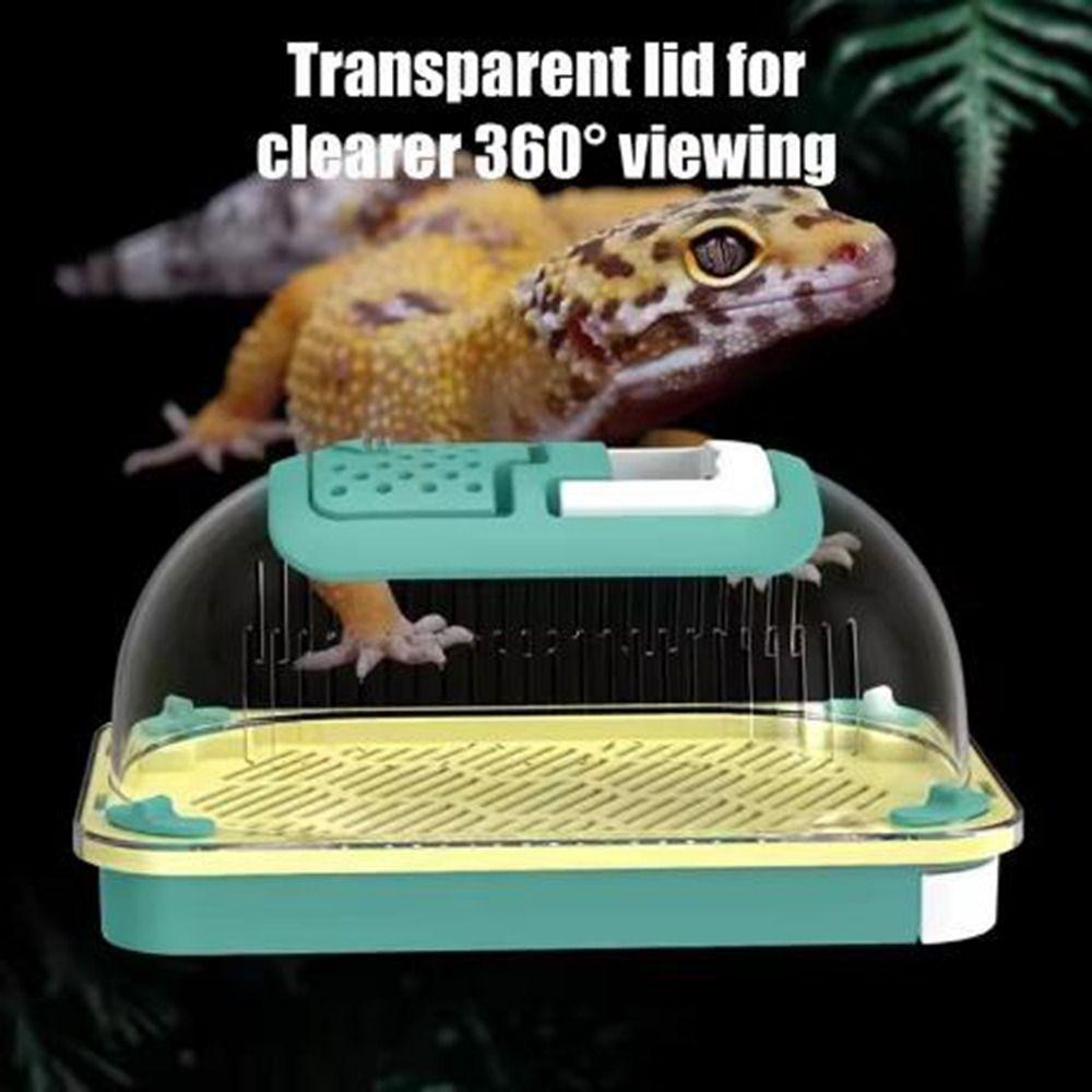 Plastic Lizard Keeper Breathable Lizard Cage Multifunctional Reptile Enclosure for Young Geckos S зелений
Plastic Lizard Keeper Breathable Lizard Cage Multifunctional Reptile Enclosure for Young Geckos S зелений