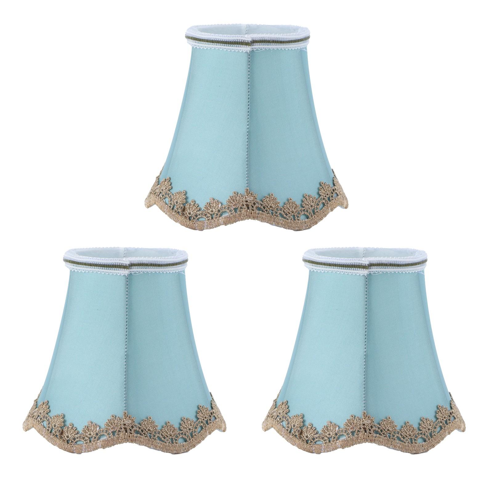 3Pcs Fabric Lampshade ClipType Modern European Style E14 Lamp Cover for Home Hotel KTV Green
3Pcs Fabric Lampshade ClipType Modern European Style E14 Lamp Cover for Home Hotel KTV Green