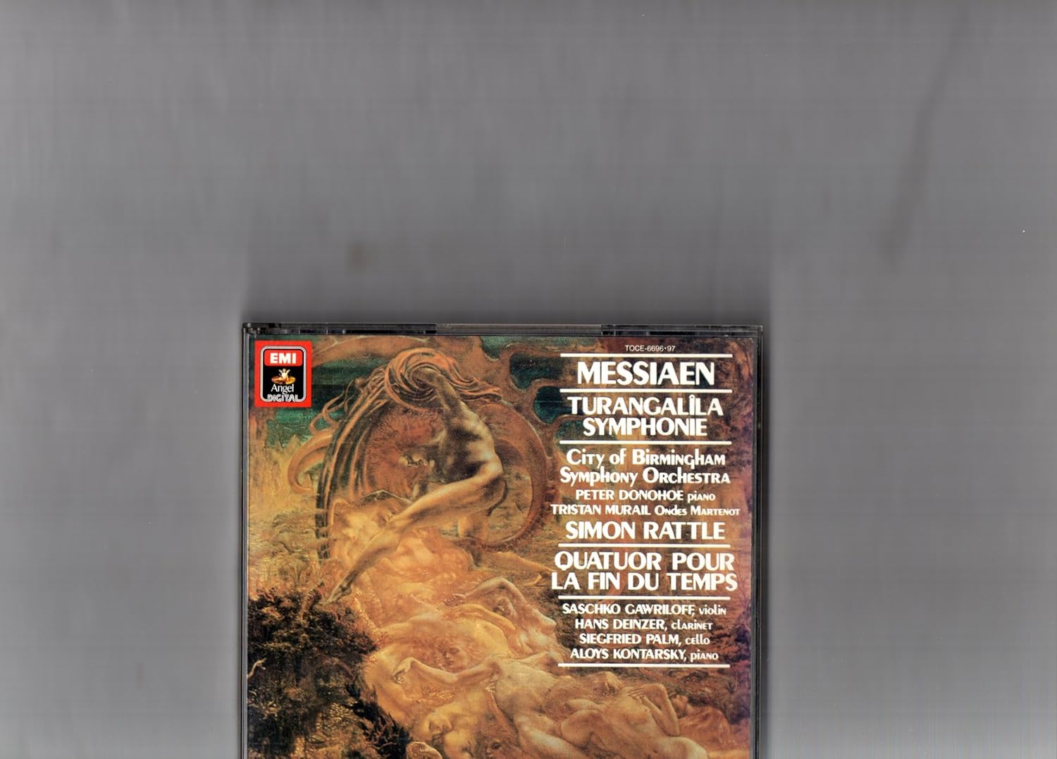 CD DONOHOE (PETER), MESSIAEN & OTHERS - Turangalila Symphony TOCE669697PROMO Japan ObiClassical Used
CD DONOHOE (PETER), MESSIAEN & OTHERS - Turangalila Symphony TOCE669697PROMO Japan ObiClassical Used