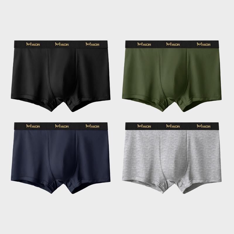 MiiOW 4 шт. Мужское нижнее белье боксеры молодежные хлопковые мужские боксеры, дышащее нижнее белье XXXL
MiiOW 4 шт. Мужское нижнее белье боксеры молодежные хлопковые мужские боксеры, дышащее нижнее белье XXXL