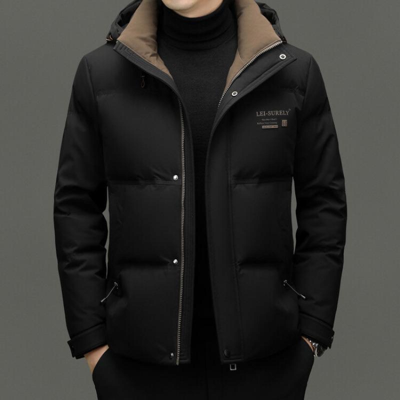 Hengyuanxiang 2025 Men s Plus Size Winter Hooded Detachable Down Jacket - Short, Thick, and Warm for Middle-Aged & Elderly Dads. 190 чорний
Hengyuanxiang 2025 Men s Plus Size Winter Hooded Detachable Down Jacket - Short, Thick, and Warm for Middle-Aged & Elderly Dads. 190 чорний