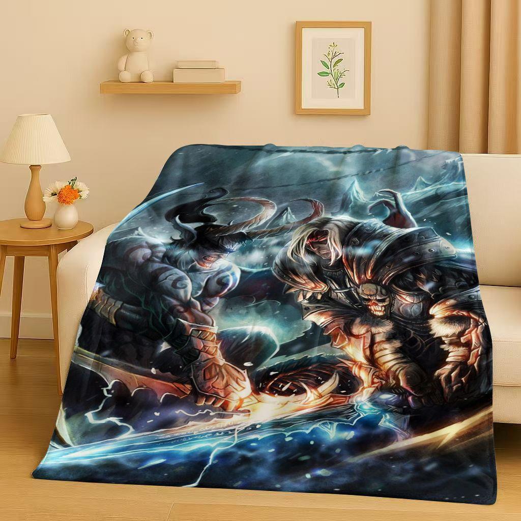 3D WOW World of Warcraft Game Demon Hunter Arthas Cartoon Flannel Blanket,Ultra Soft Plush Throw for Home Bedroom Bed Sofa Cover 75x90cm
3D WOW World of Warcraft Game Demon Hunter Arthas Cartoon Flannel Blanket,Ultra Soft Plush Throw for Home Bedroom Bed Sofa Cover 75x90cm