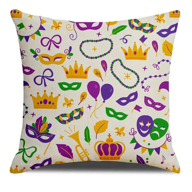 Carnival Skull Glasses Crown Pattern Printed Square Pillowslip Soft Blend Cushion Cover Pillowcase Living Room Home Decor 30x30cm червоний
Carnival Skull Glasses Crown Pattern Printed Square Pillowslip Soft Blend Cushion Cover Pillowcase Living Room Home Decor 30x30cm червоний