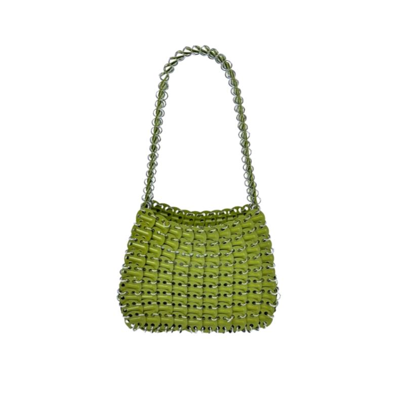 New Green Iron Sheet Woven Bag Handmade Fashionable Glitter Bag Women s Handbag And Purse Chain Single Shoulder Underarm Bag зелёный
New Green Iron Sheet Woven Bag Handmade Fashionable Glitter Bag Women s Handbag And Purse Chain Single Shoulder Underarm Bag зелёный